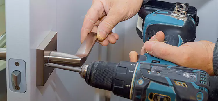 Security Door Lock Installation Oakley